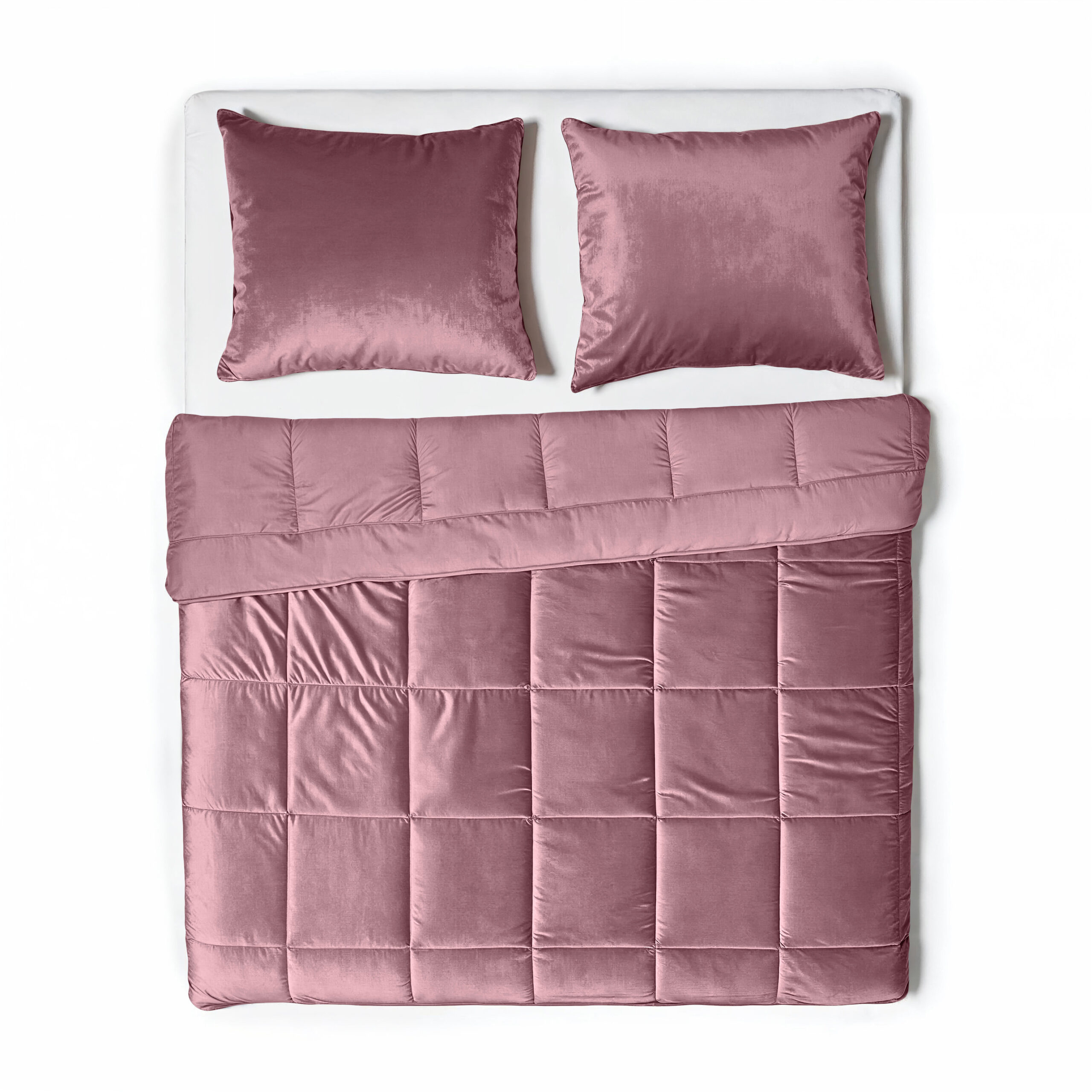 Lazy Velvet Dekbed Oud Roze 140 x 200